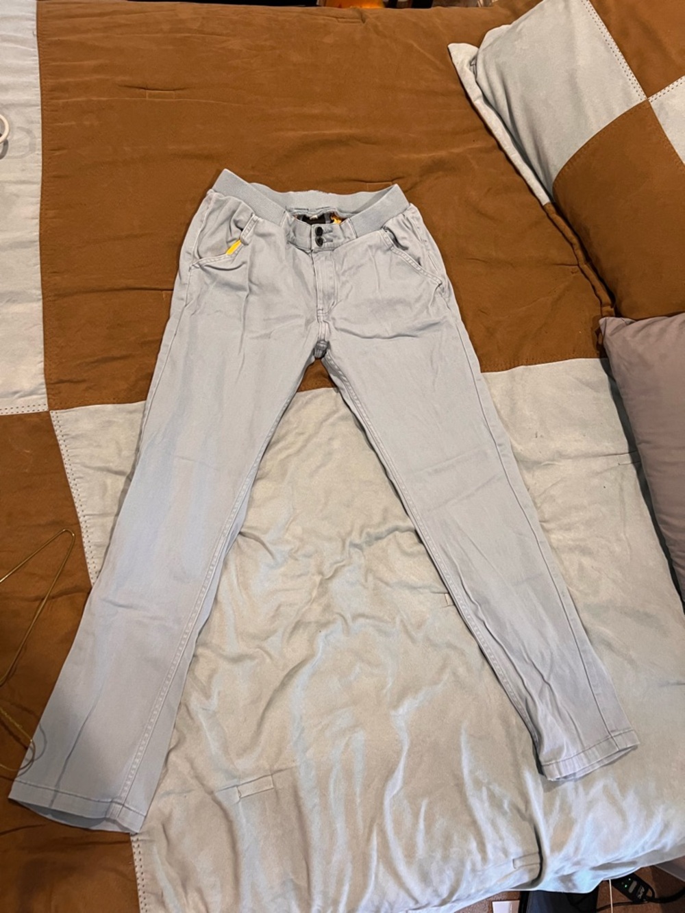 Gongshow Chino Pants Pair (Blue and Khaki)